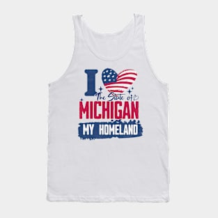 Michigan my homeland Tank Top